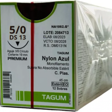 NYLON AZUL 5-0 DS13