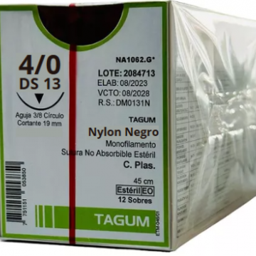 NYLON NEGRO 4-0 DS13