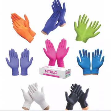 GUANTES SINTÉTICOS NO ESTÉRILES DE NITRILO
