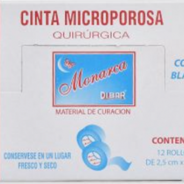 CINTA MICROPOROSA QUIRÚRGICA BLANCA