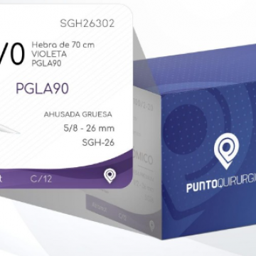 SUTURA ACIDO POLIGLICÓLICO 2/0