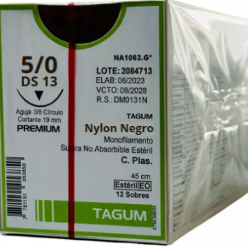 NYLON NEGRO 5-0 DS13