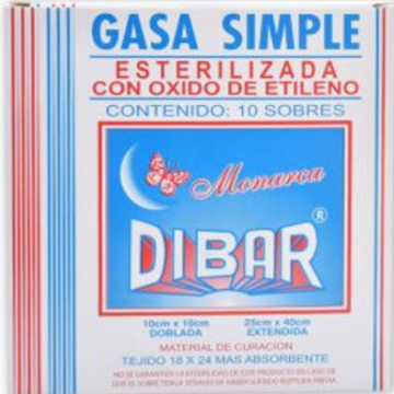 Gasa Monarca  Esterilizada 100 piezas